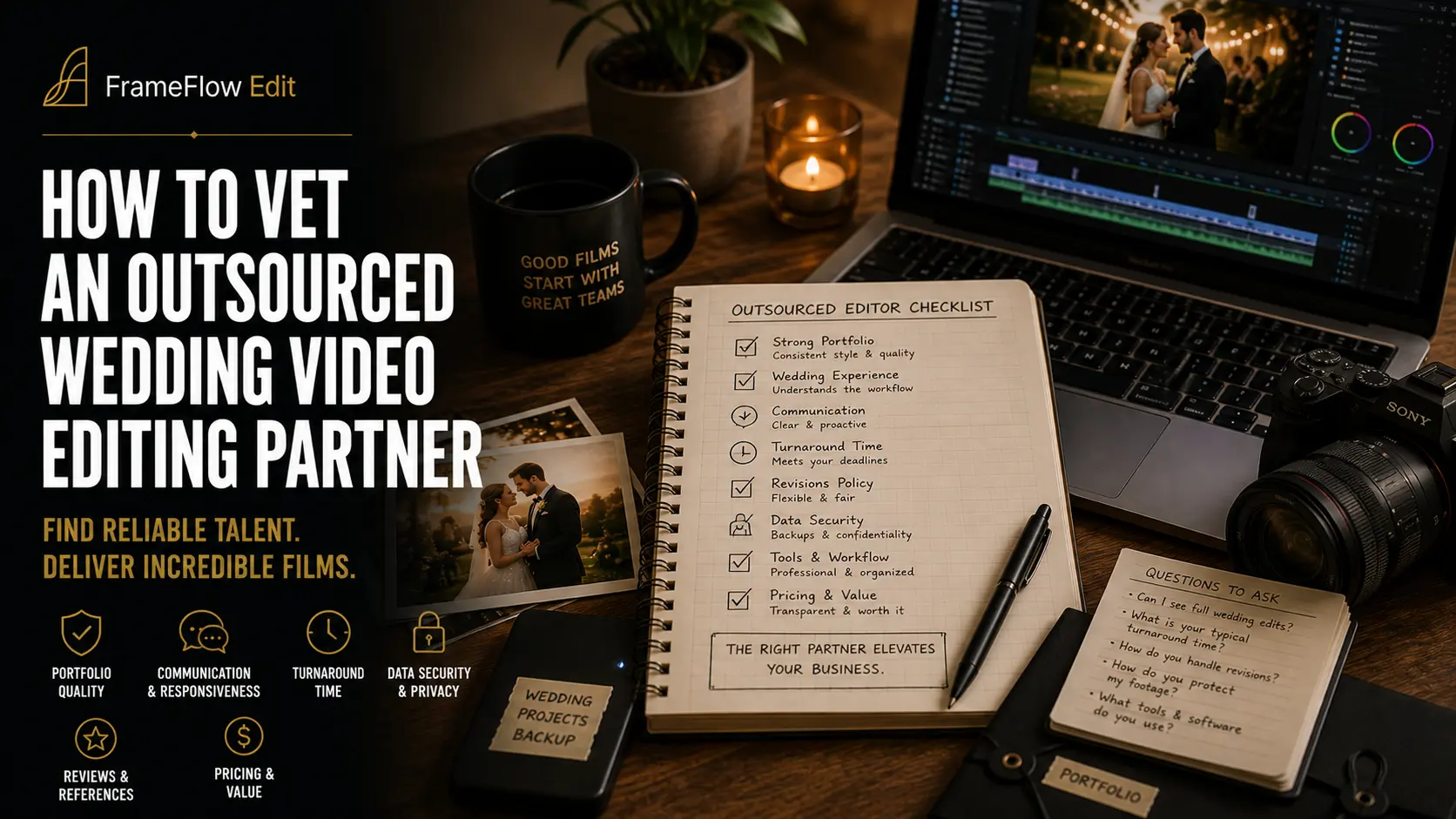 How to Vet an Outsourced Wedding Video Editing Partner