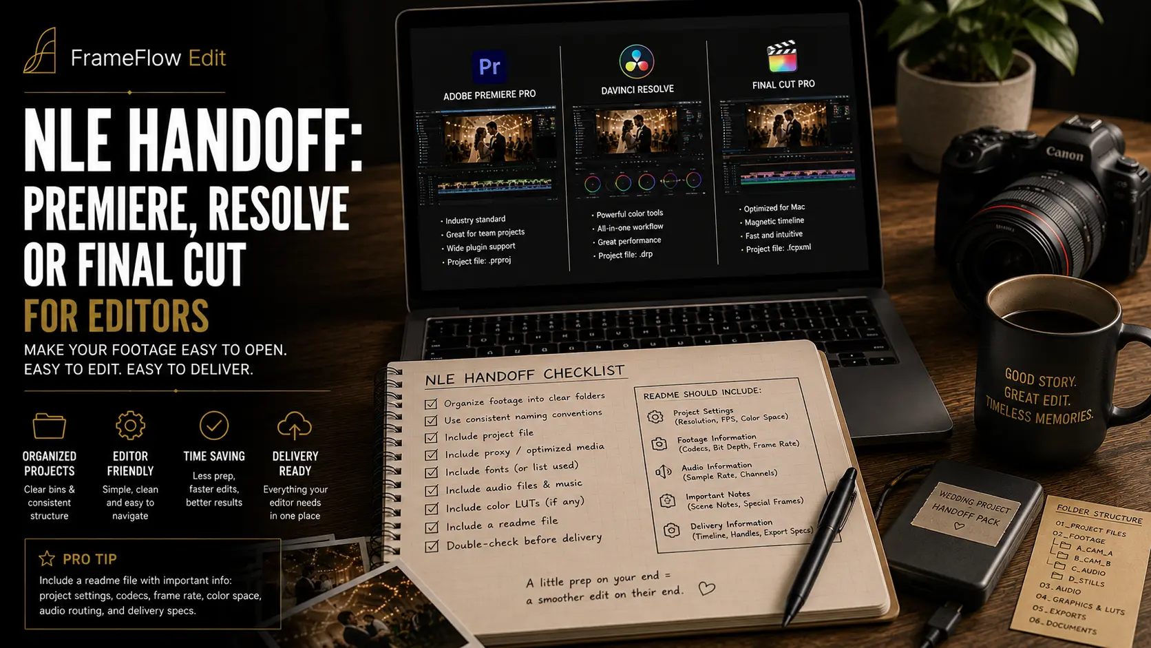 NLE Handoff: Premiere, Resolve or Final Cut for Editors