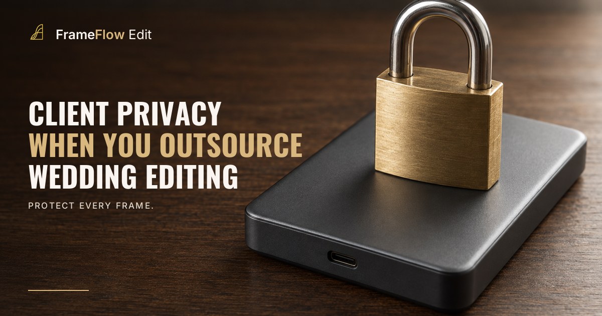 Client Privacy When You Outsource Wedding Video Editing
