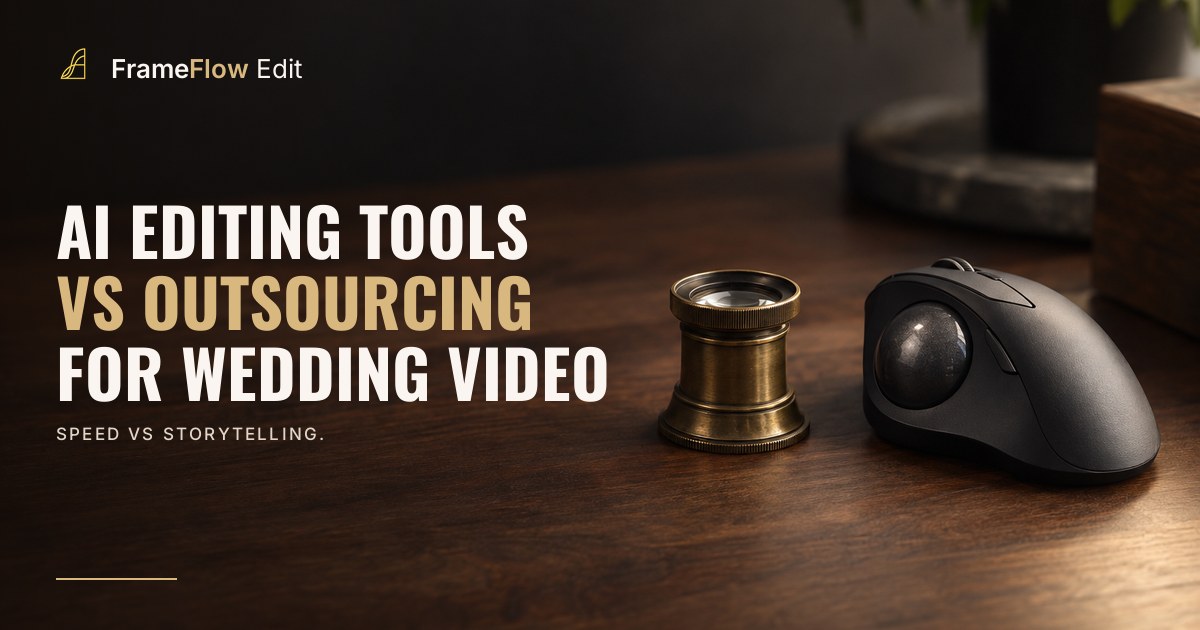 AI Editing Tools vs. Outsourcing Wedding Video Edits