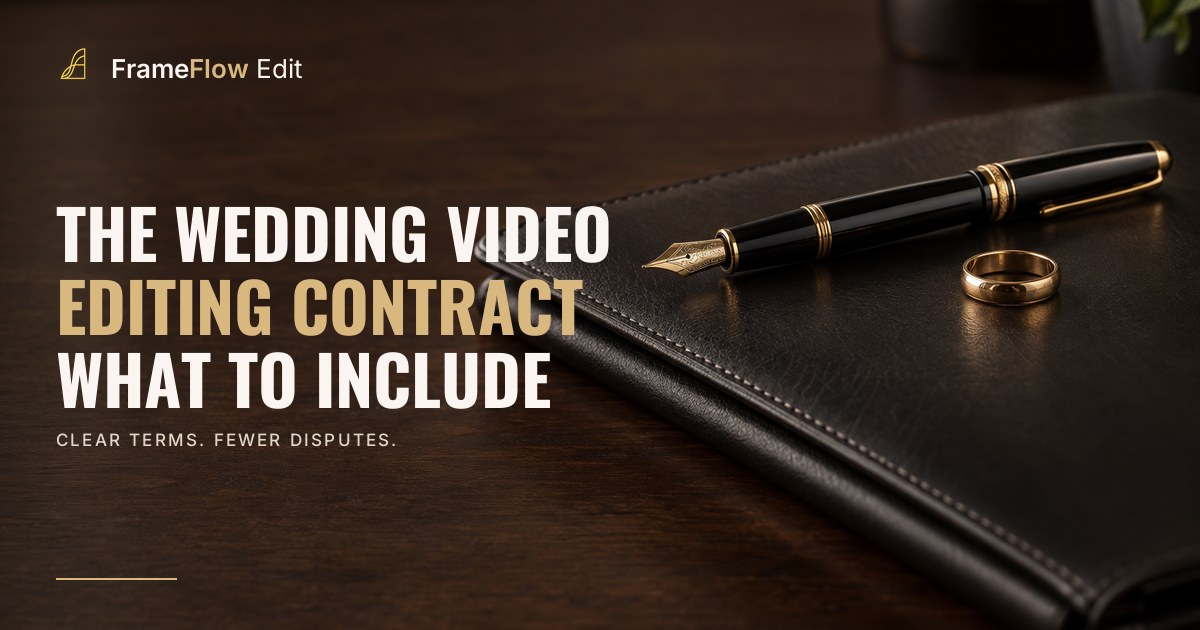 The Wedding Video Editing Contract: What to Include