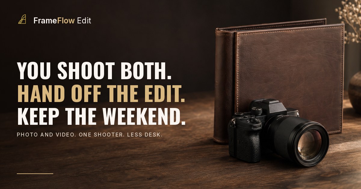 Hybrid Wedding Shooters: How to Outsource the Video Edit